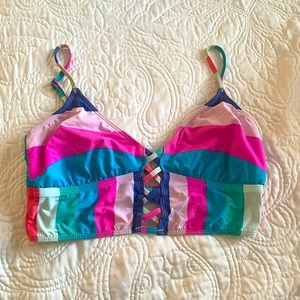 colorful bikini top